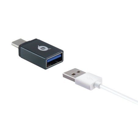 Hub usb 3.0 conceptronic hubbies04b 4 puertos usb 3.0 color negro y adaptador a usb-c