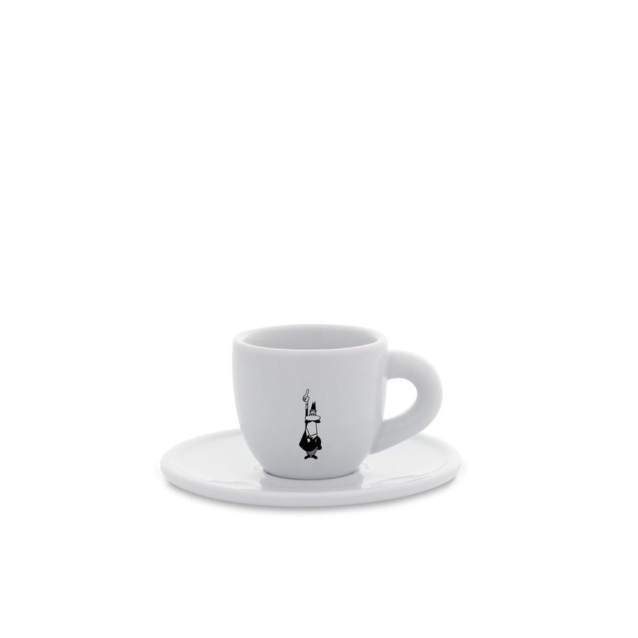 Bialetti mokatasse omino mit untertasse