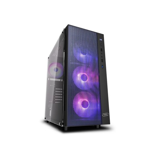 Caja pc deepcool matrexx 55 mesh add-rgb 4f ne cristal templado/4xven 120 mm argb/luces rgb dp-atx-matrexx55-mesh-ar-4f