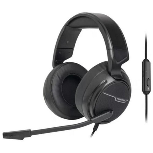 Auriculares gaming con micrófono fonestar win jack 3.5 negros