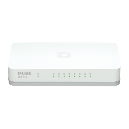 Switchs dlink go-sw-8g 8 x rj45 puertos 10/100/1000 de sobremesa
