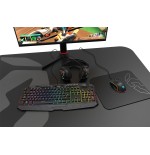 Auriculares micro krom kappa gaming rgb 50mm/rgb led/ microfono flexible/usb/jack 3.5mm nxkromkappa