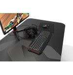 Auriculares micro krom kappa gaming rgb 50mm/rgb led/ microfono flexible/usb/jack 3.5mm nxkromkappa