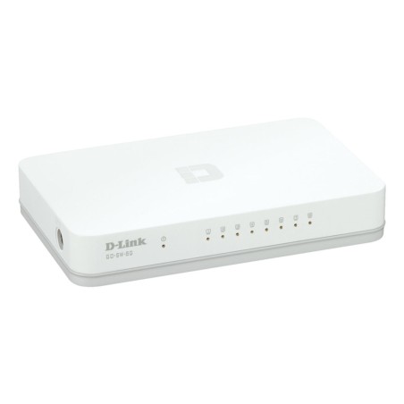Switchs dlink go-sw-8g 8 x rj45 puertos 10/100/1000 de sobremesa