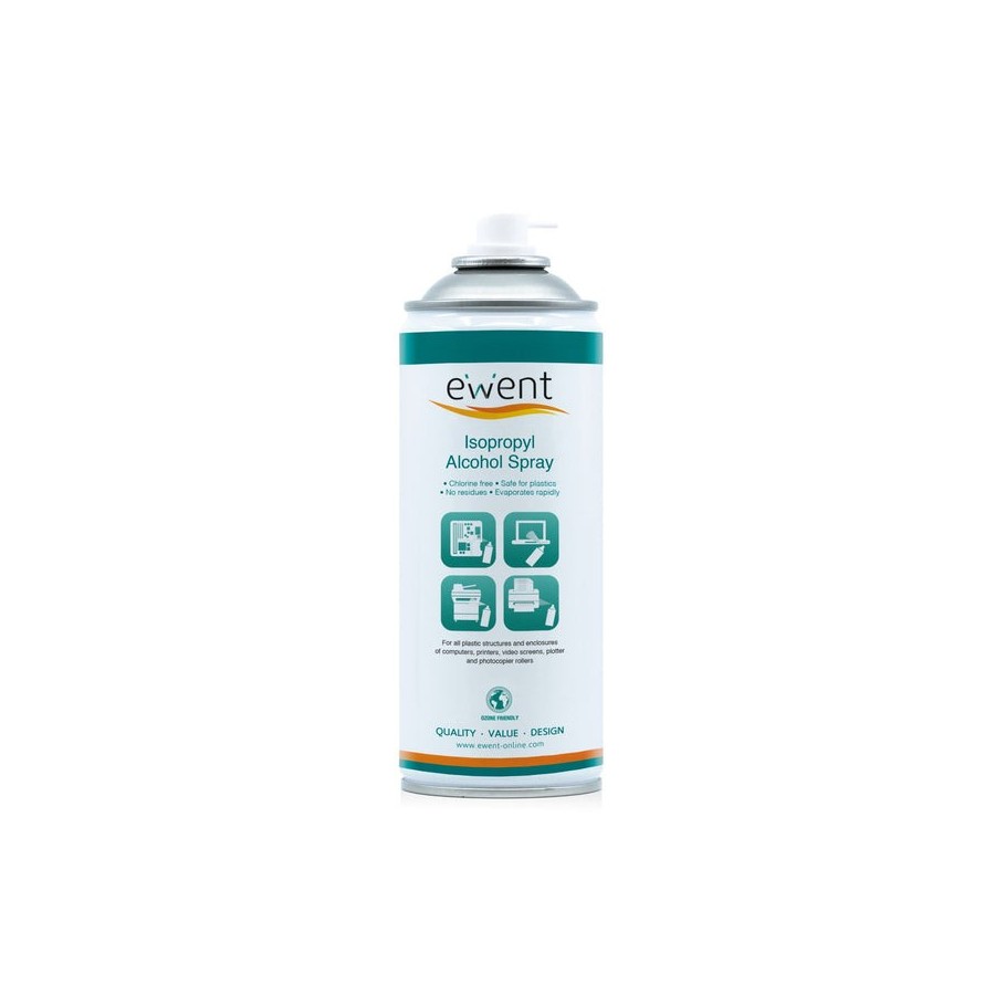 Limpiador de alcohol isopropilico ewent 400ml -  uso vertical