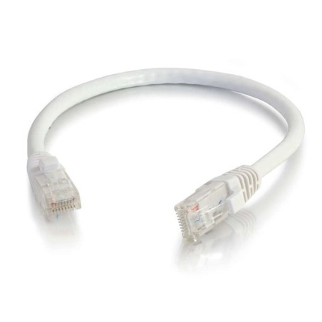 C2g cable de red rj-45 (m) a rj-45 (m) 2 m utp cat 6 moldeado, sin enganches, trenzado blanco