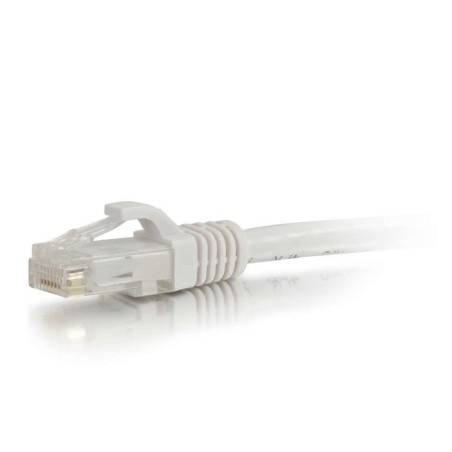 C2g cable de red rj-45 (m) a rj-45 (m) 2 m utp cat 6 moldeado, sin enganches, trenzado blanco