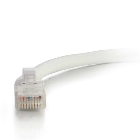 C2g cable de red rj-45 (m) a rj-45 (m) 2 m utp cat 6 moldeado, sin enganches, trenzado blanco
