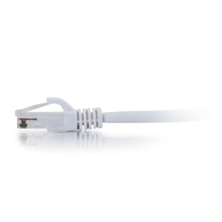C2g cable de red rj-45 (m) a rj-45 (m) 2 m utp cat 6 moldeado, sin enganches, trenzado blanco