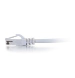 C2g cable de red rj-45 (m) a rj-45 (m) 2 m utp cat 6 moldeado, sin enganches, trenzado blanco