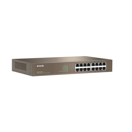 Tenda switch 16 puertos gigabit teg1016d 10/100/1000 rack