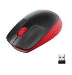 Logitech ratón inalámbrico m190 rojo 910-005908