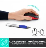 Logitech ratón inalámbrico m190 rojo 910-005908