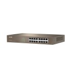 Tenda switch 16 puertos gigabit teg1016d 10/100/1000 rack