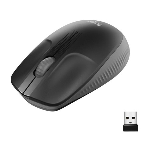 Logitech ratón inalámbrico m190 gris marengo 910-005905