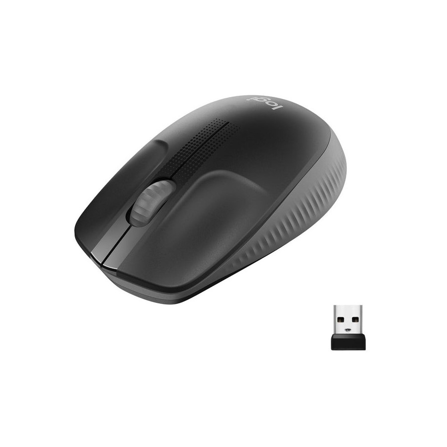 Logitech ratón inalámbrico m190 gris marengo 910-005905