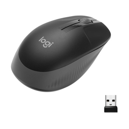 Logitech ratón inalámbrico m190 gris marengo 910-005905