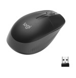 Logitech ratón inalámbrico m190 gris marengo 910-005905