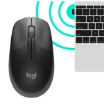 Logitech ratón inalámbrico m190 gris marengo 910-005905