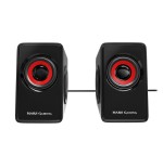 Altavoces mars gaming ms1 10w 2.0 rojos
