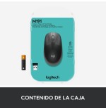 Logitech ratón inalámbrico m190 gris marengo 910-005905