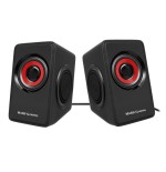 Altavoces mars gaming ms1 10w 2.0 rojos