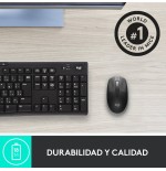 Logitech ratón inalámbrico m190 gris medio 910-005906