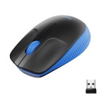Logitech ratón inalámbrico m190 azul 910-005907