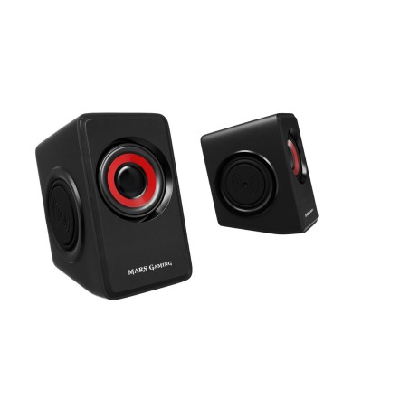 Altavoces mars gaming ms1 10w 2.0 rojos