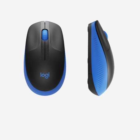 Logitech ratón inalámbrico m190 azul 910-005907