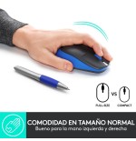 Logitech ratón inalámbrico m190 azul 910-005907
