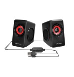 Altavoces mars gaming ms1 10w 2.0 rojos