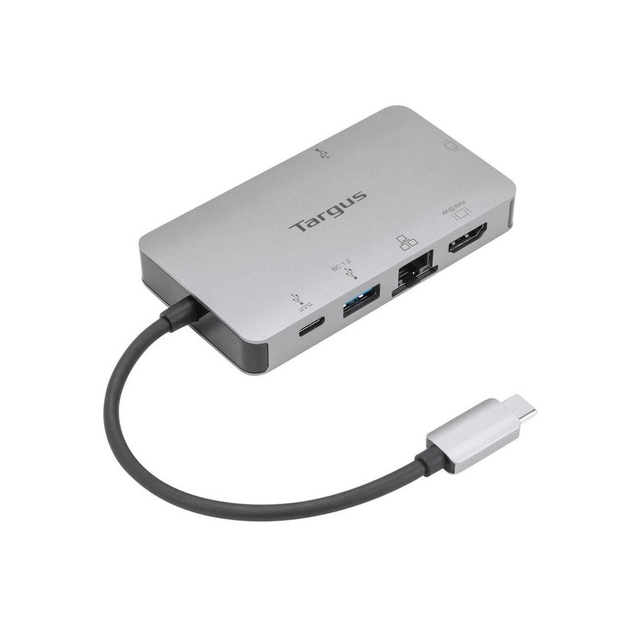Docking station targus tipo c a 1x hdmi 1x vga 1x usb-a 1x tipo c plata