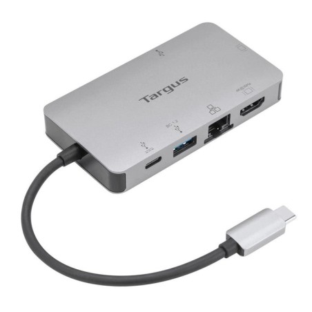 Docking station targus tipo c a 1x hdmi 1x vga 1x usb-a 1x tipo c plata