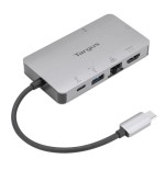 Docking station targus tipo c a 1x hdmi 1x vga 1x usb-a 1x tipo c plata