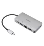 Docking station targus tipo c a 1x hdmi 1x vga 1x usb-a 1x tipo c plata