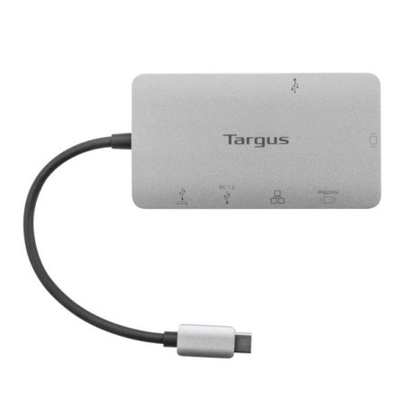 Docking station targus tipo c a 1x hdmi 1x vga 1x usb-a 1x tipo c plata