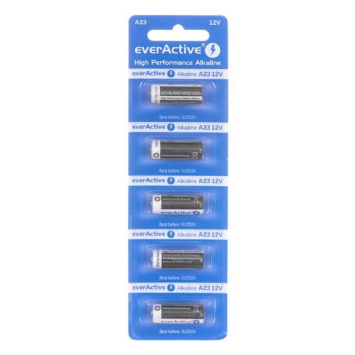Pilas alcalinas everactive a23 12v - blister 5 uds.