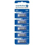 Pilas alcalinas everactive 27a 12v- blister 5 uds.