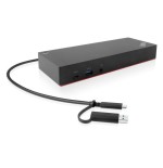 Lenovo thinkpad hybrid usb-c con usb-a dock con cable alimentación. para us. 40af0135us