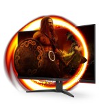 Monitor aoc 31.5" c32g2ze gaming 1ms, 240hzm full hd led negro